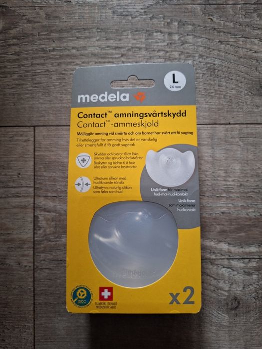 Nakladki osłonki Medela na piersi sutki brodawki rozmiar L