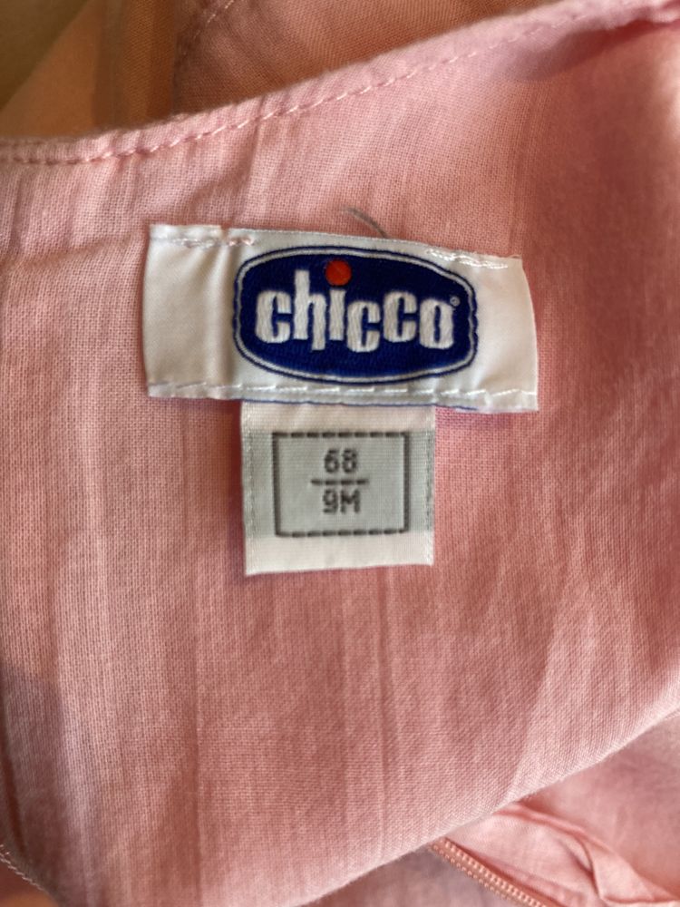 Vestido Chicco/ Menina 9 meses Rosa