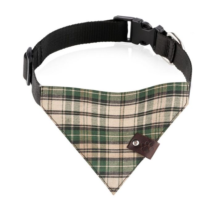 modna obroża dla psa z bandaną petsome rozmiar l 13pk6l