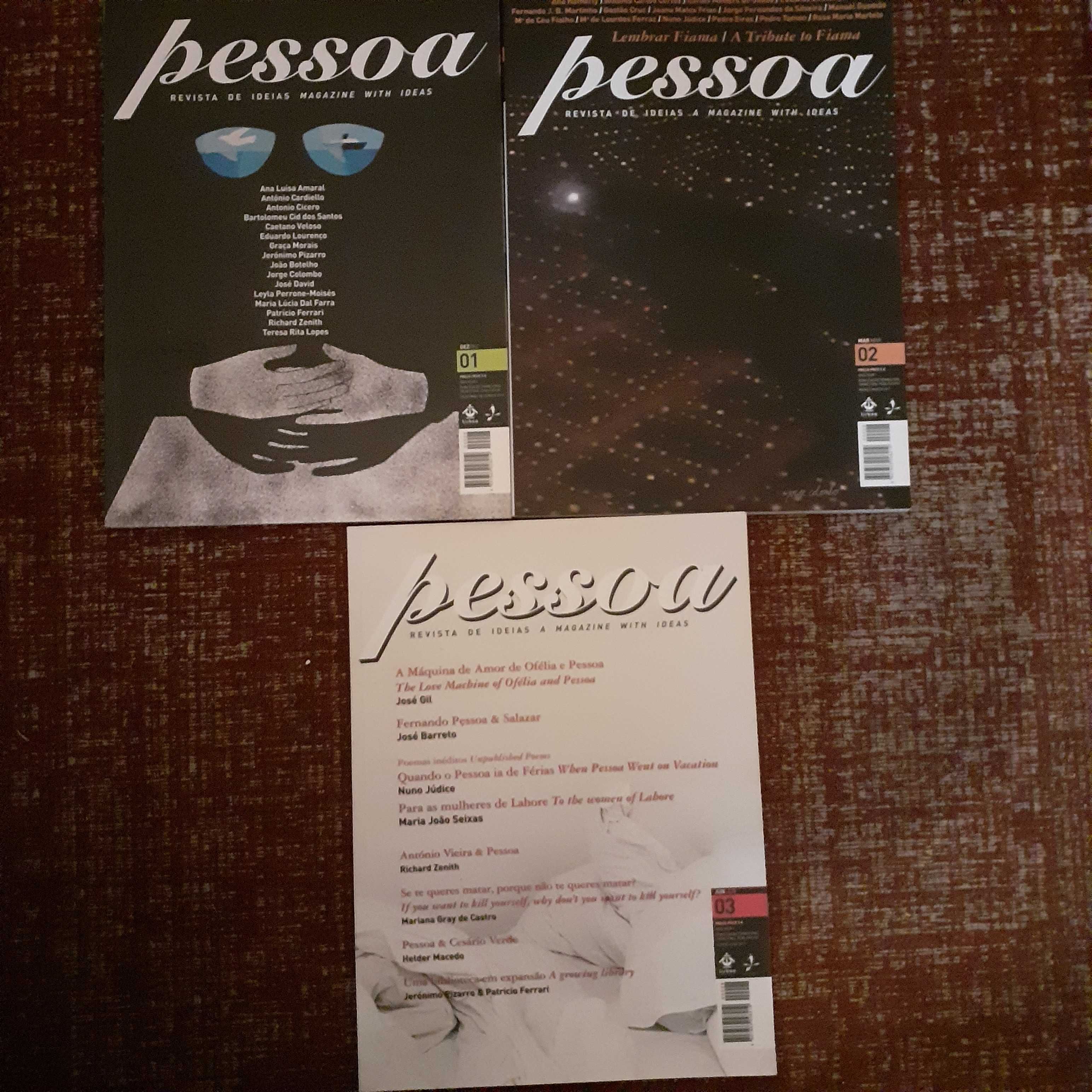 Revista Pessoa - Revista De Ideias Magazine With Ideas nºs. 1, 2 e 3