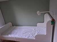 Łóżko Ikea busunge rozkładane z materacem