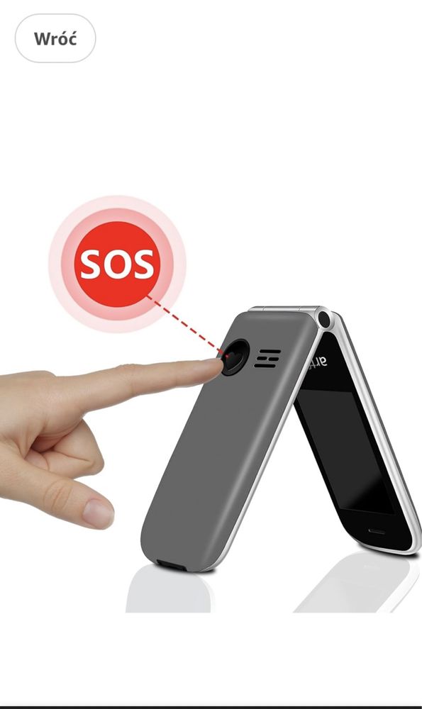 Odblokowany telefon komórkowy 4G dla seniorów