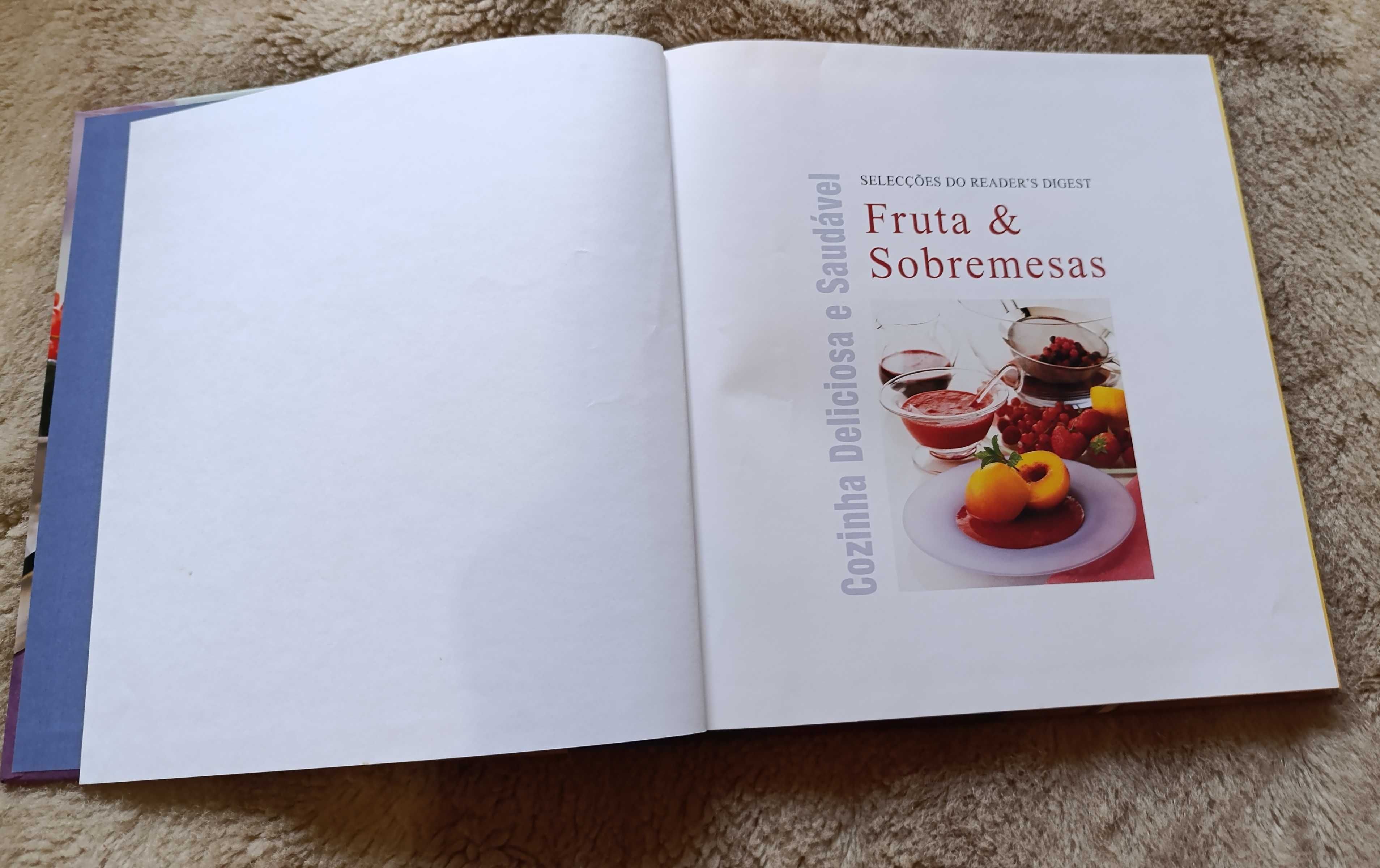 Livro Culinária Fruta & Sobremesas Capa dura 150 Pág. Cozinha Saudável