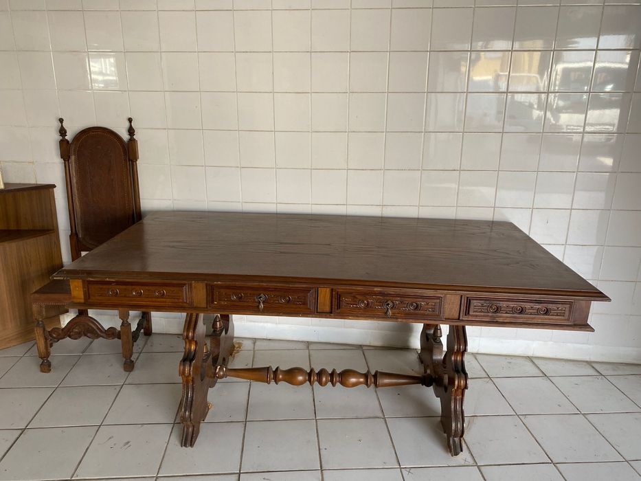 Mesa carvalho 1,00 x 2,00m