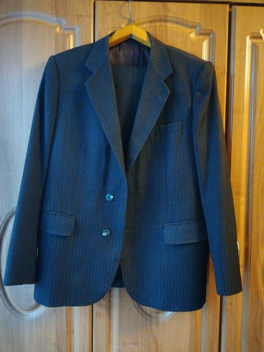 Костюм мужской коричневый, размер 48