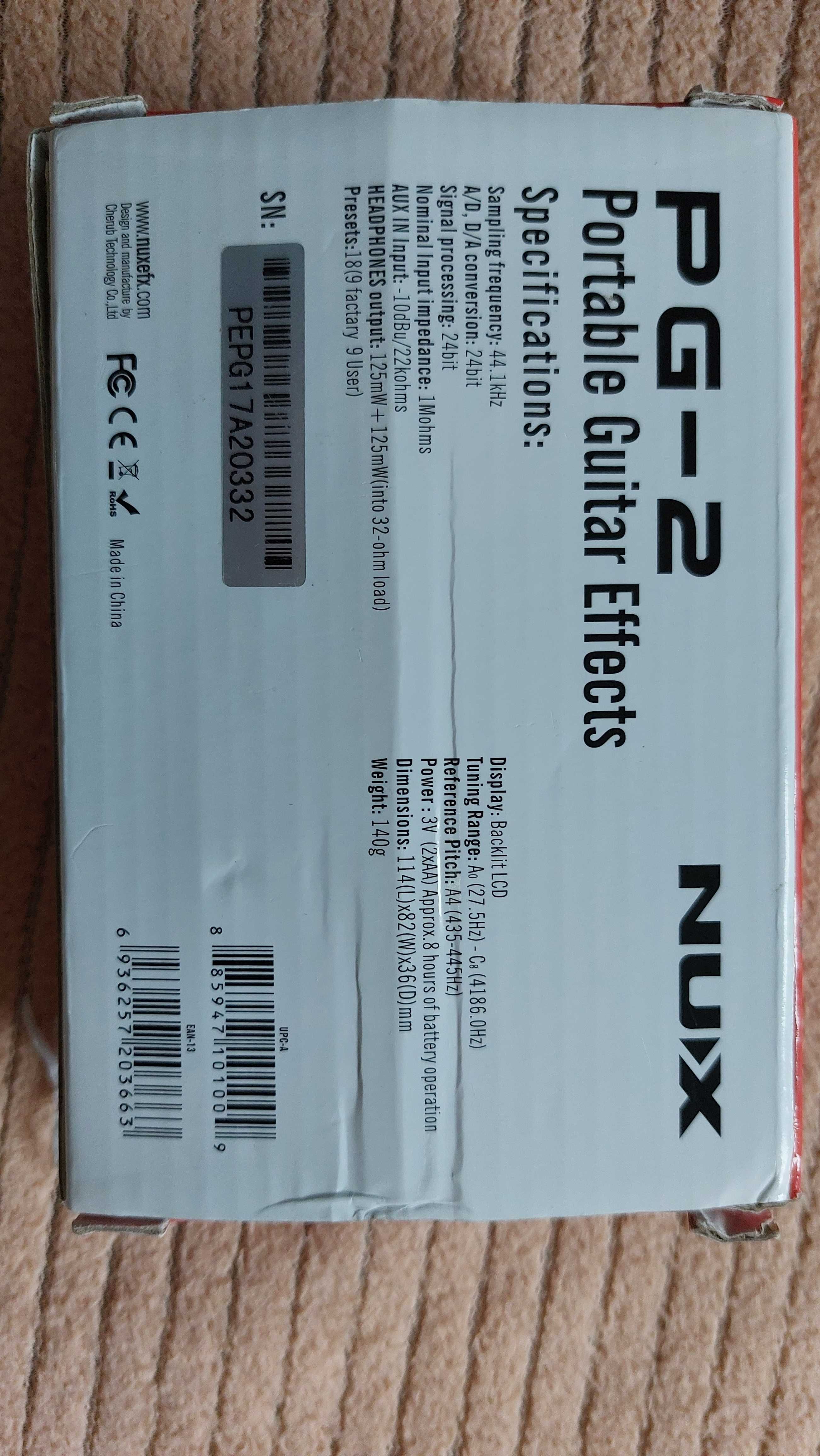 Multiefekt gitarowy NUX PG-2