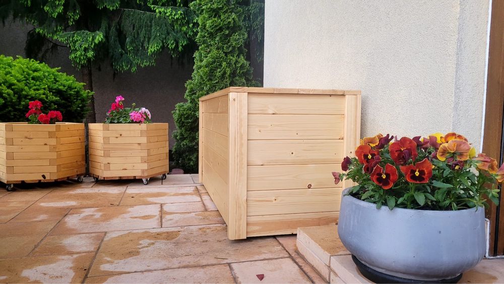 Skrzynie drewniane
