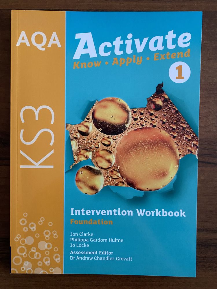 KS3 Activate - Know, Apply, Extend - Intervention Workbook 1