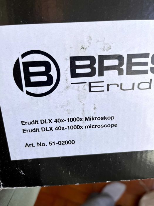 Microscópio Bresser Erudit DLX 40x-1000x | Excelente Estado