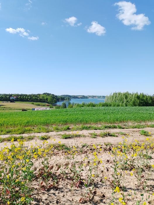 Sprzedam teren z linią brzegową jez. Wojnowo na szlaku WJM