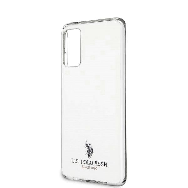 Etui U.S. Polo Assn. Shiny na Samsung Galaxy S20 - białe