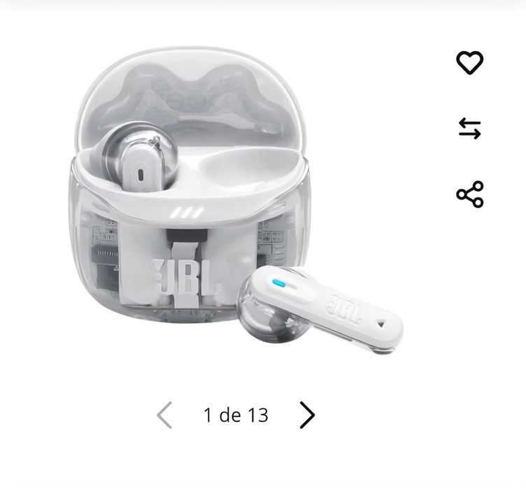 PHONES JBL Tune Flex 2 em Branco e preto