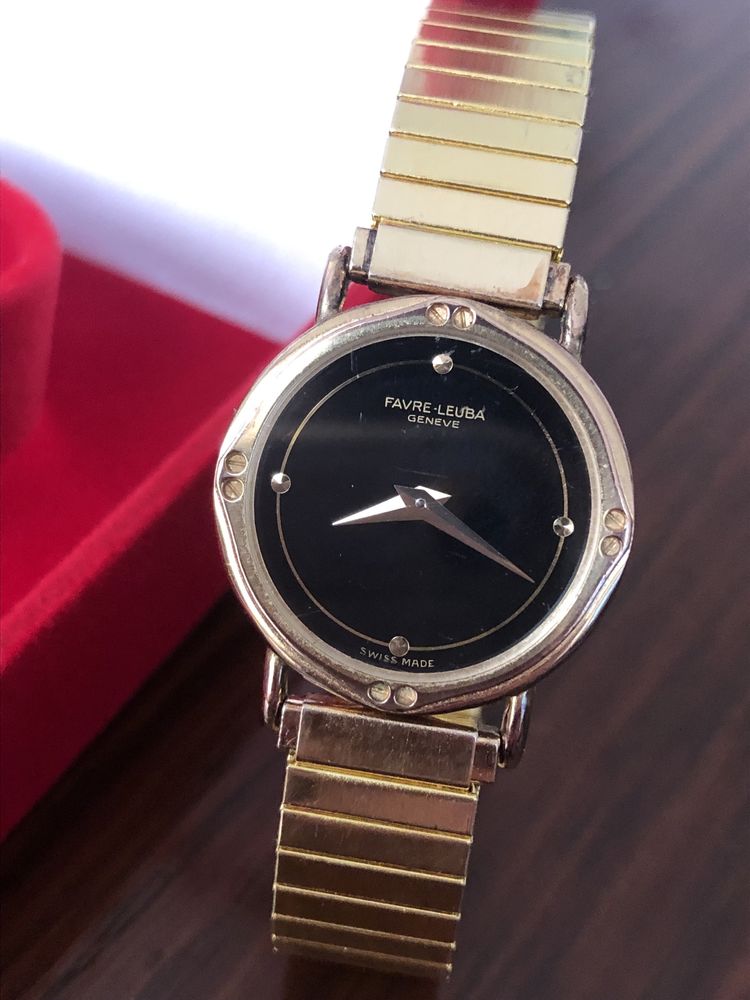 Zabytkowy zegarek damski szwajcarskiej marki Favre Leuba Swiss Vintage