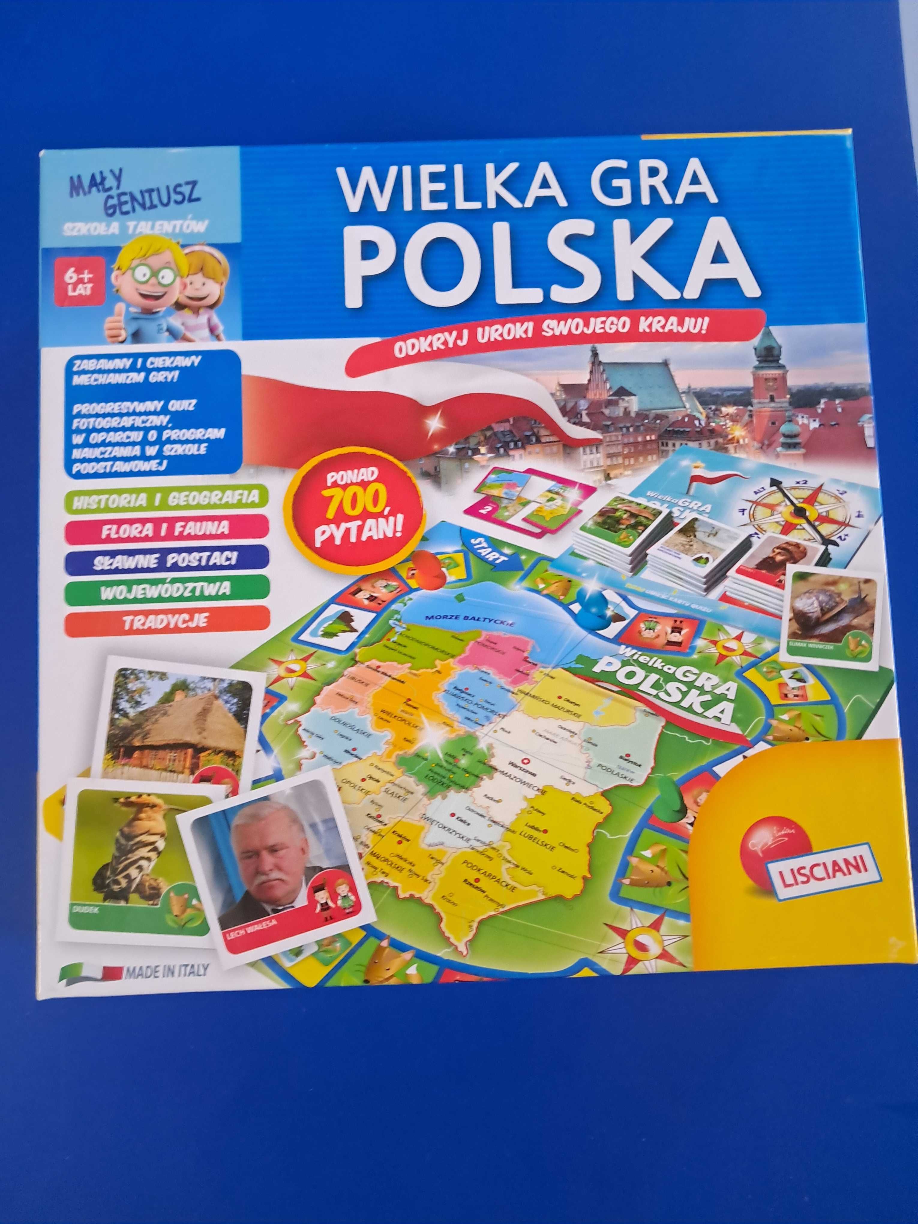 Lisciani, Maly Geniusz, gra edukacyjna Wielka gra Polska