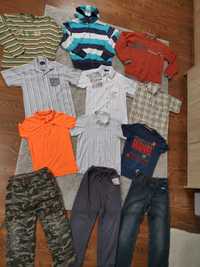 PAKA ubrań dla chłopca 146 152 spodnie bluzy koszule