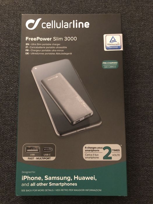 Powerbank 3000h da cellularline (NOVA)