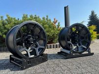 Nowe FELGI ER885 do Jeep Wrangler JK Wklęsłe 17x9 Satin Black
