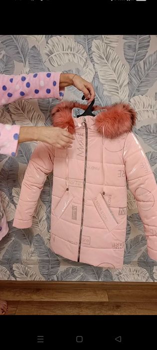 Пальто дівчячє зима