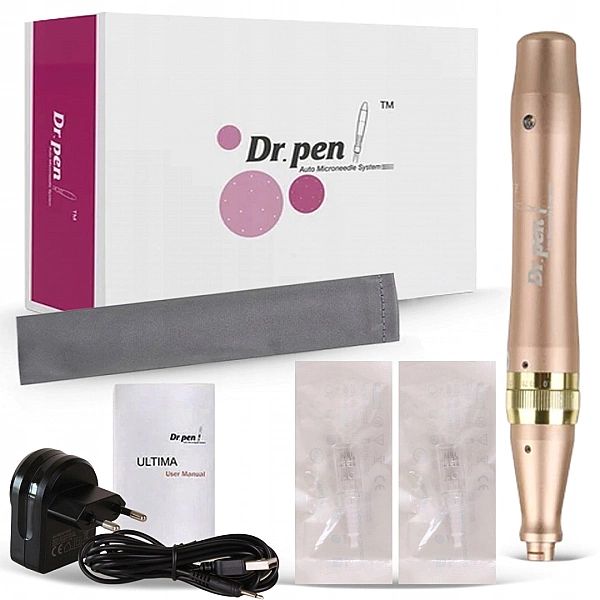 Profesjonalny Bezprzewodowy Dermapen Dr Pen Ultima + 20 Kartridży Igło