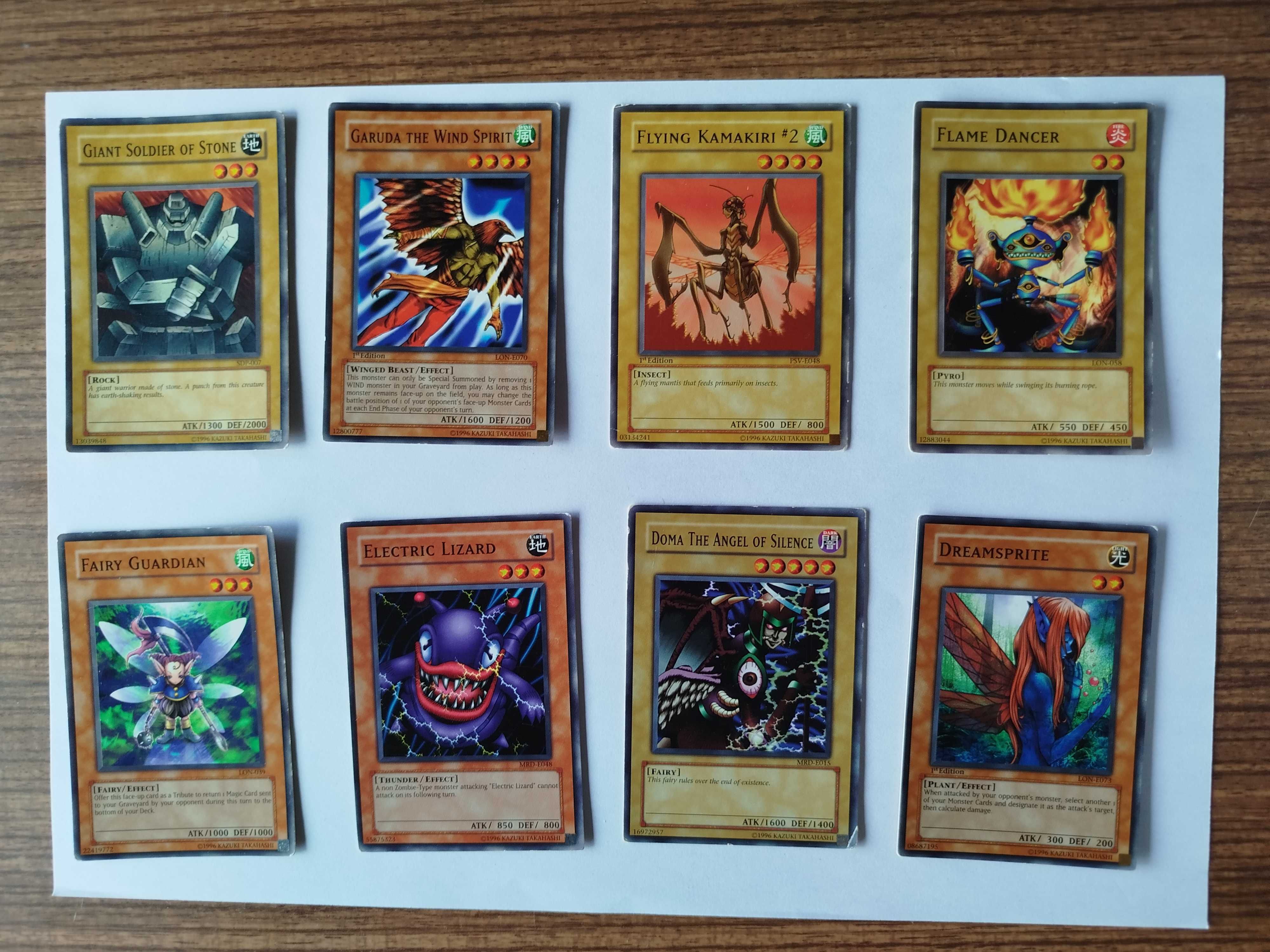 Cartas Yu-Gi-Oh! M 1