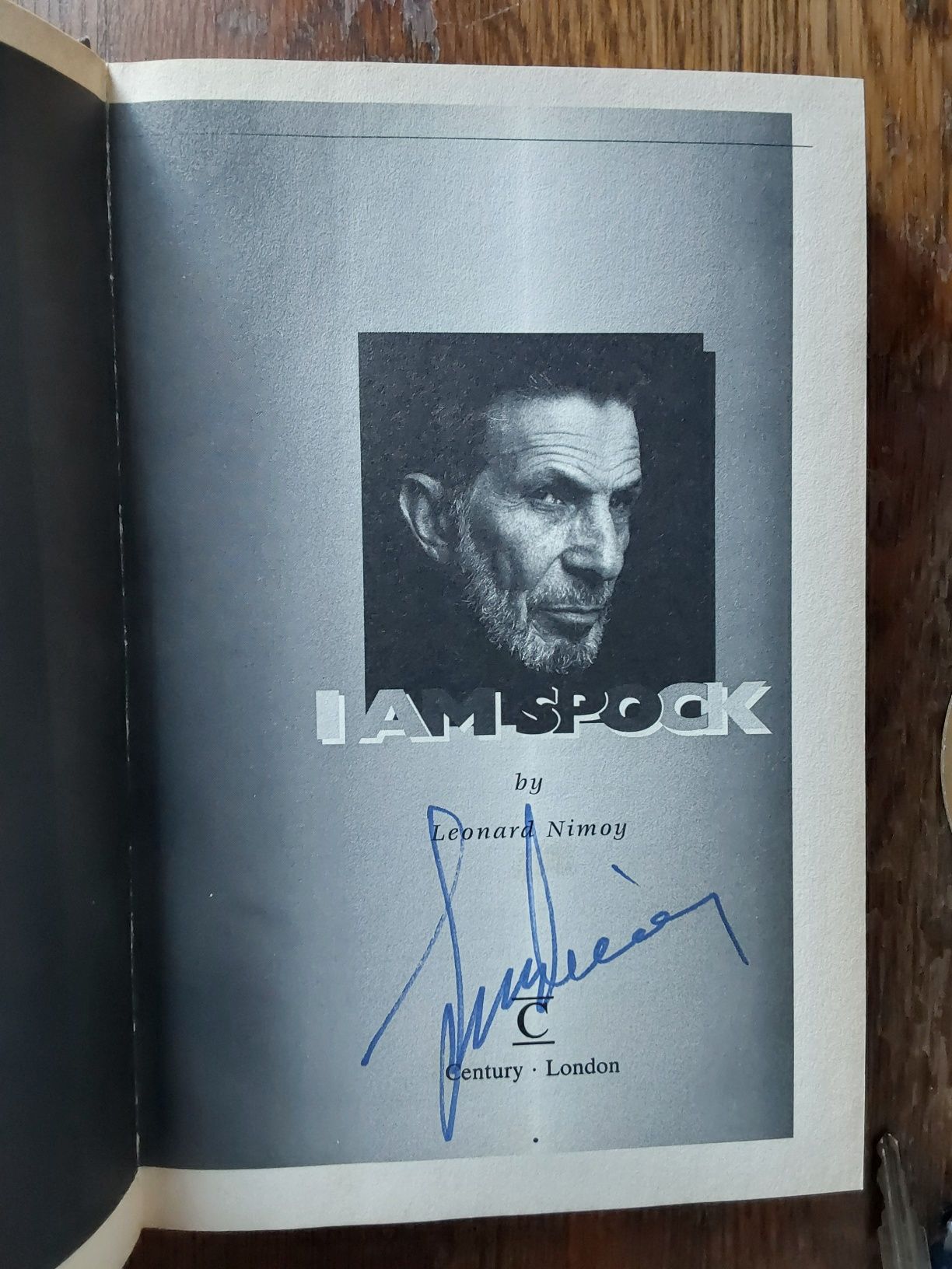 I Am Spock livro autografado
