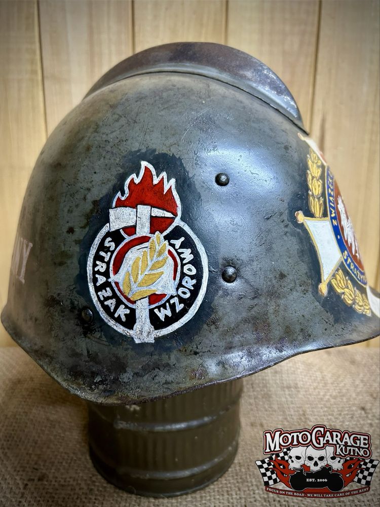 Polski hełm strażacki wz.50 OC Straż Pożarna OSP