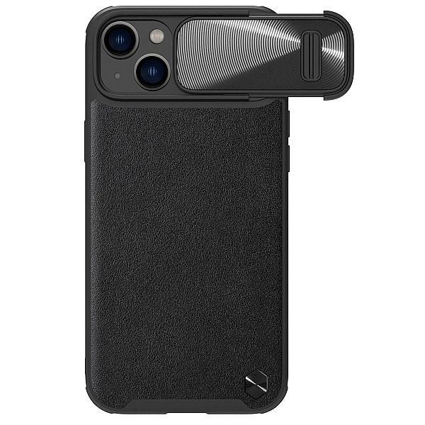 Nillkin CamShield Leather S Case etui iPhone 14 Plus pokrowiec z osłon