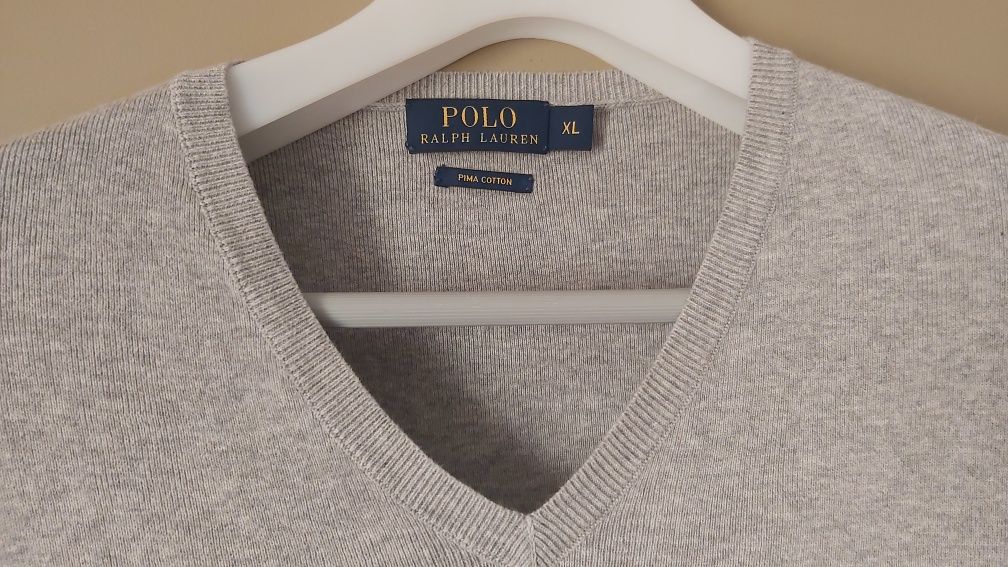 RALPH LAUREN sweter męski XL/ XXL PRIMA cotton