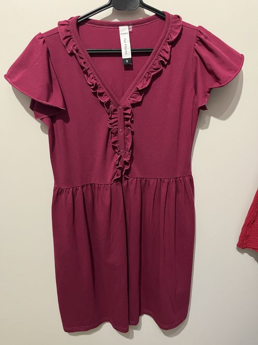 Koszula ciążowa nowa Rozmiar S bordowa