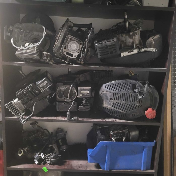 Silnik do kosiarek, obudowy, czesci CAŁOŚĆ