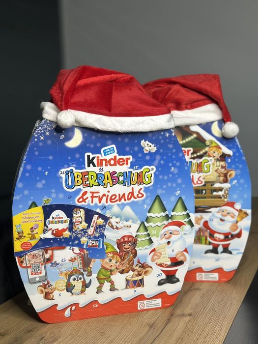 Адвент Календар Kinder Uberraschung&Friends (Шапка) 370 г.цукерки