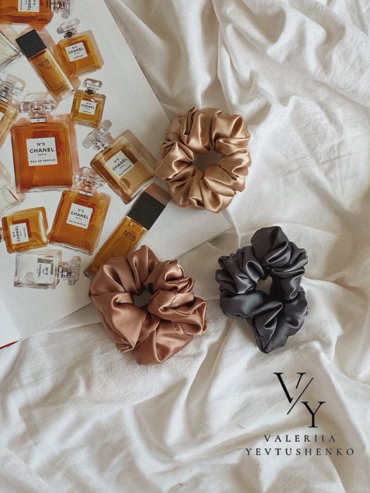 Продам атласні, шовкові резинки для волос