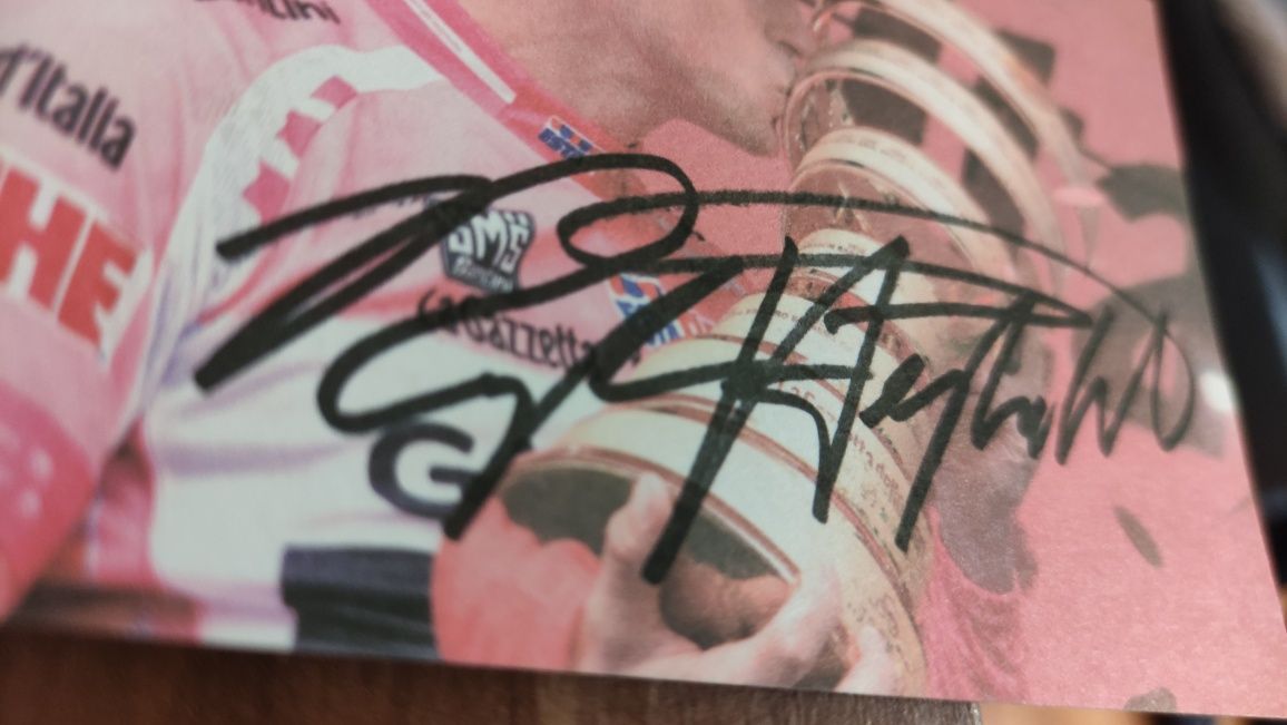 Ryder Hesjedal autograf, podpis, nadruk - Kolarz Sport Kolekcja Rower