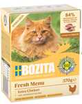 48x370g BOZITA Sterilised extra Chicken soczyste kawałki w Sosie dla K