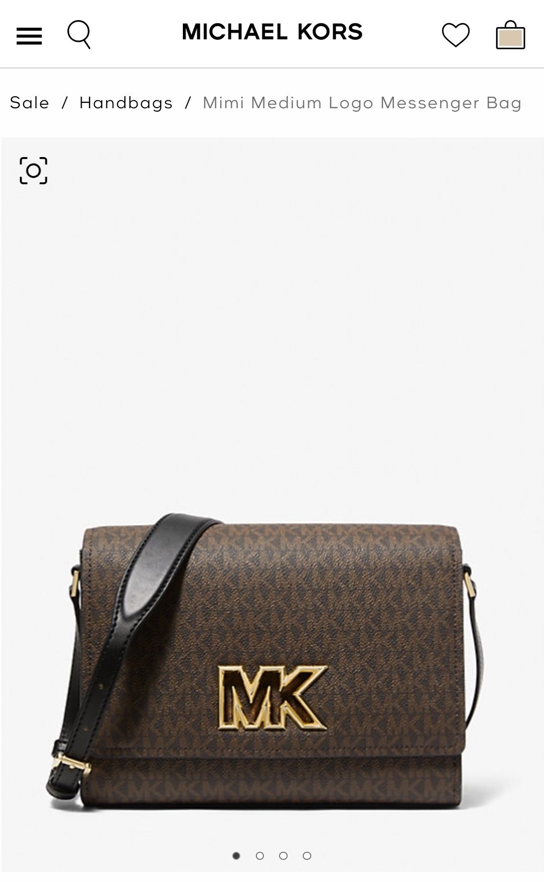 Сумка Michael Kors mimi medium logo messenger bag Оригінал