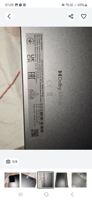 Tablet Lenovo  z rysikiem