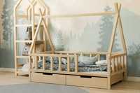 PRODUCENT/Drewniane łóżko tipi/łóżeczko tipi dla dziecka/ 160x80/łóżko
