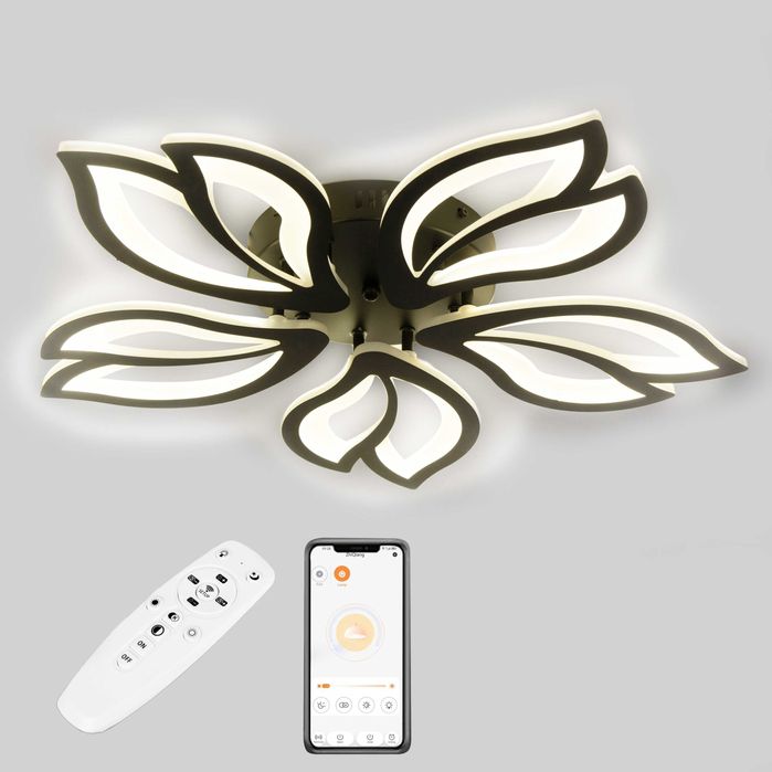 LED люстри, світильники з пультом, 3 режими. Светильники ЛЕД. Гарантія