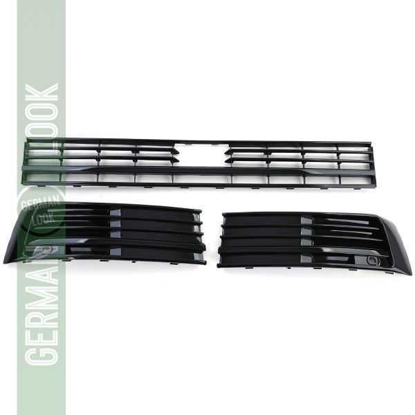 Grelha de para-choque preta brilhante VW T6 Multivan com ACC 15 a 19