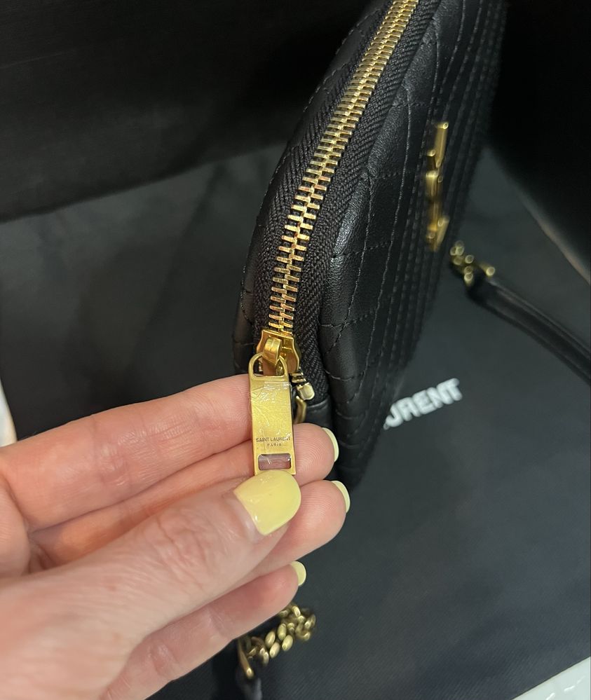 Сумка YSL Saint Laurent Gaby zippered lambskin Ив Сен Лоран Люкс