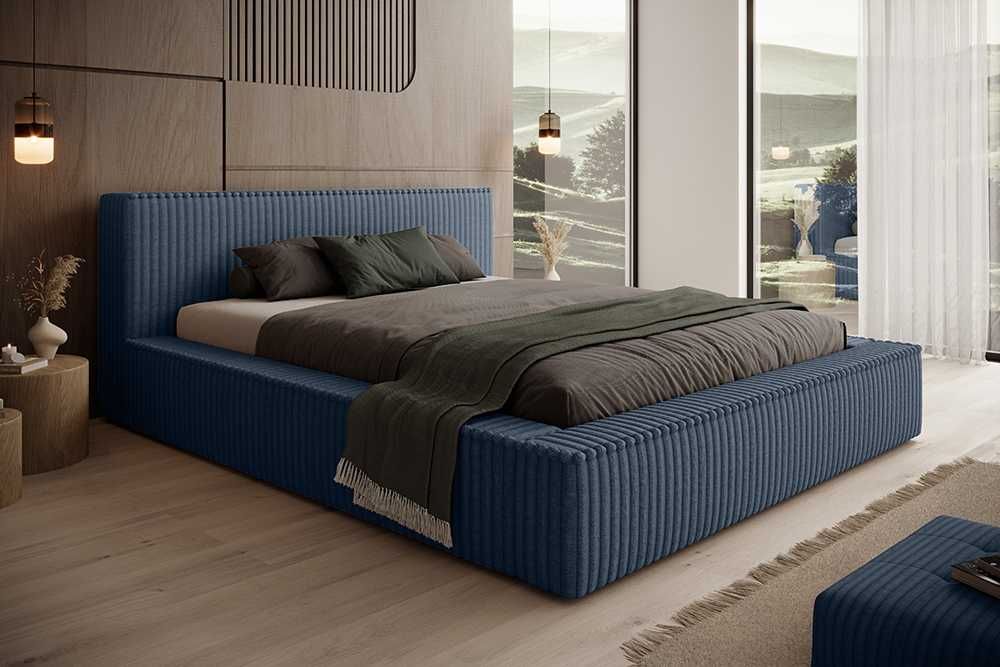 Łóżko tapicerowane COCO - DARMOWA DOSTAWA z pojemnikiem na pościel