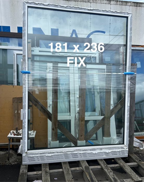 Okno tarasowe PCV 200 x 240 nowe i inne!