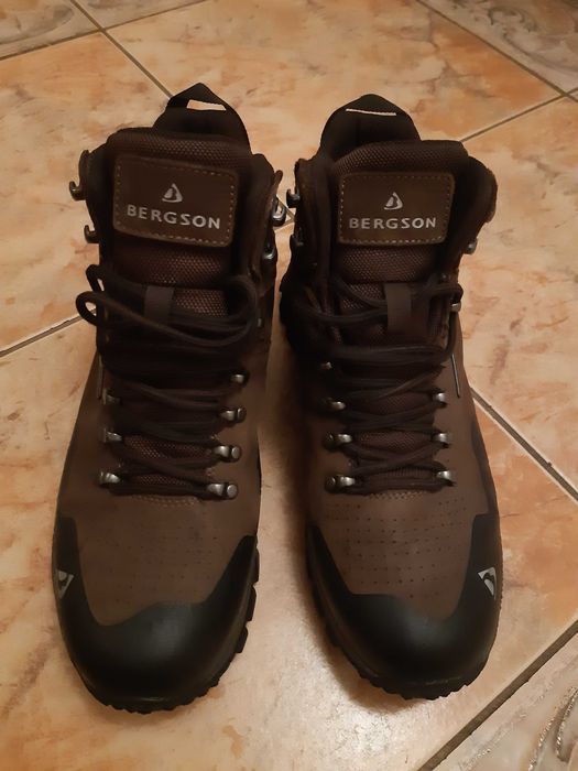 Buty trekkingowe męskie Bergson Semien MID STX r. 44 brązowe
