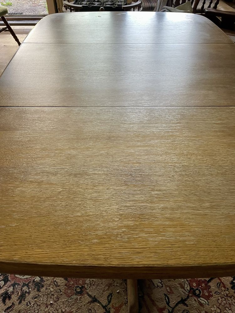 Stół drewniany dębowy składany