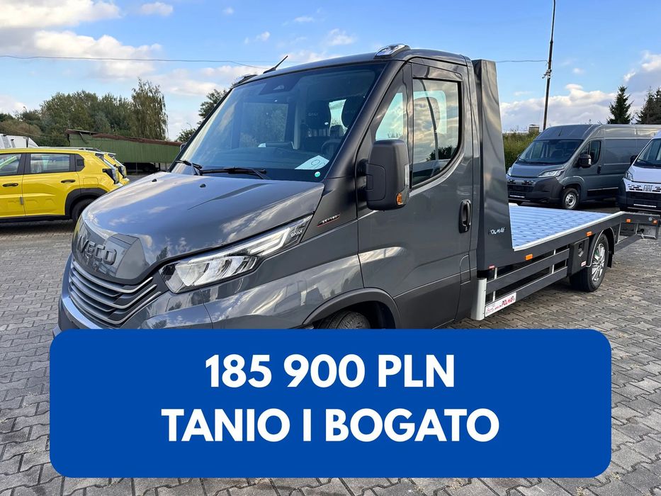 Iveco Daily 180KM LAWETA  IVECO Daily Laweta 180KM 3.0 Diesel – Navi, LED, Wyciągarka, Klima Aut