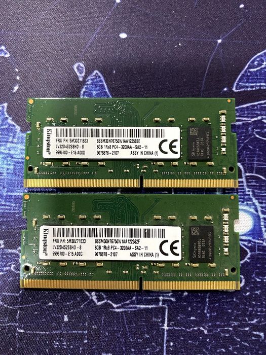 Оперативная память для ноутбука Kingston SODIMM DDR4 3200 2х8Gb (16Gb)