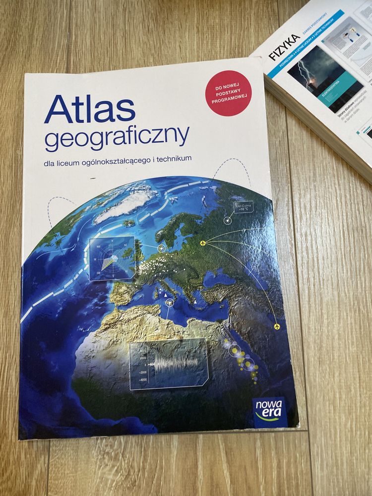 Atlas geograficzny dla liceum i technikum