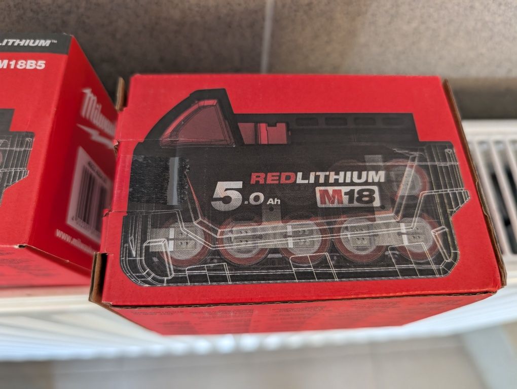 Akumulator M18 Milwaukee 5.0ah x2 oryginał Gwarancja