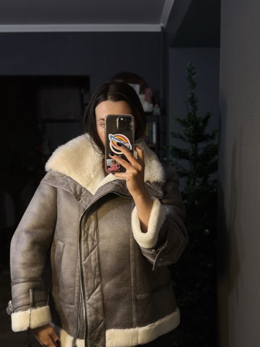 Дублянка шуба з натуральноі вовни