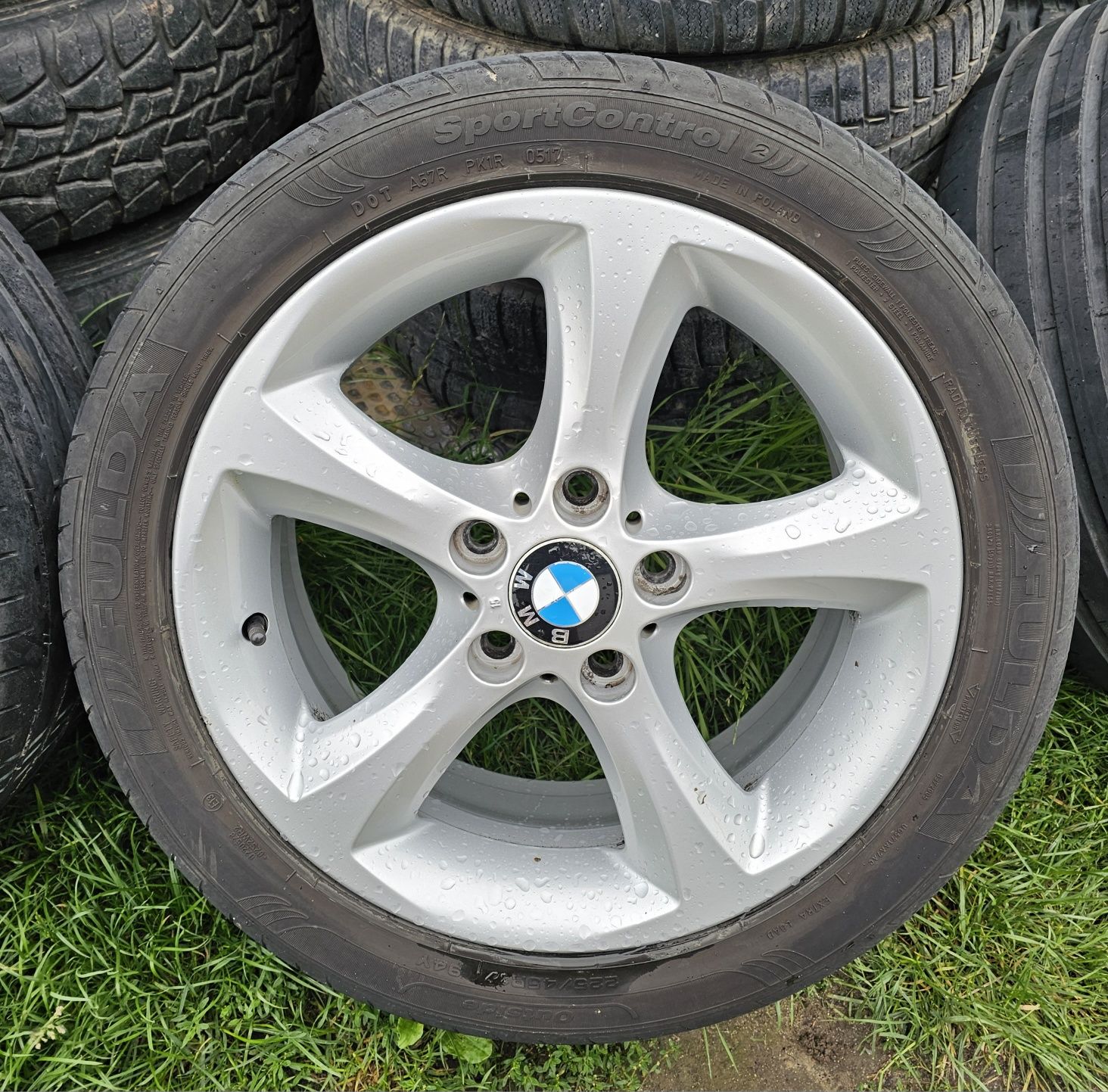 Koła felgi aluminiowe oryginał BMW 17" 5x120 7j et47 opony 225/45R17